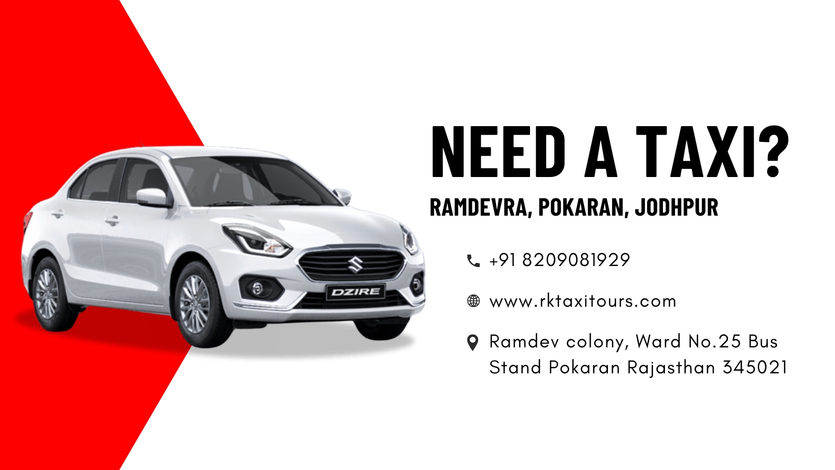 taxi service in ramdevra